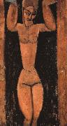 Amedeo Modigliani Caryatid oil on canvas